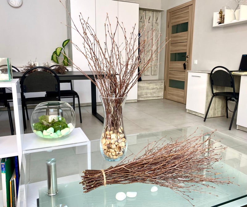 ECOVENIK - 50 psc. Birch Twigs â€“ 100% Natural Decorative Branches for Vases, Centerpieces & DIY Crafts â€“ Birch Sticks for Decorating (16-18 Inch) - Image 4